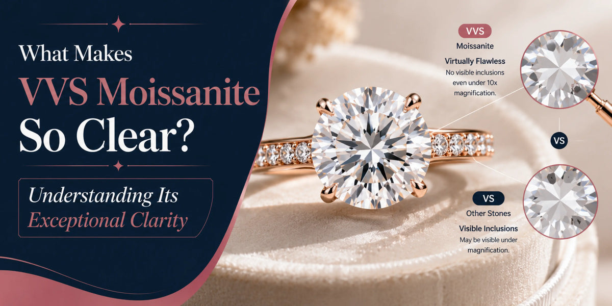 What Makes VVS Moissanite So Clear? Understanding Its Exceptional Clarity