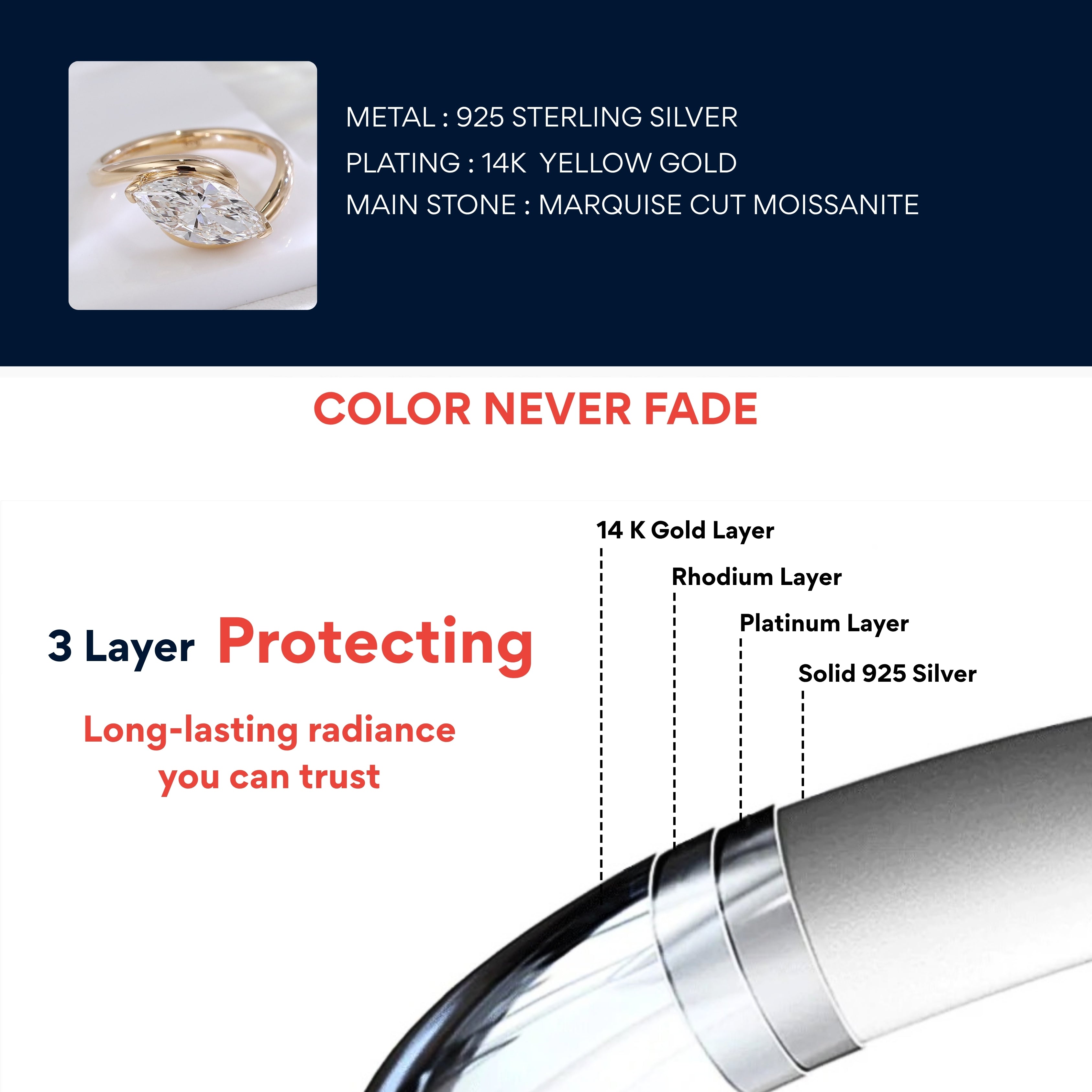 solitaire rings, gold rings, marquise cut engagement ring, gold rings for women, 14k gold rings, white gold rings, lab grown diamond rings, diamond rings for women, diamond rings, valentines gift for her, birthday gift for her, moissanite rings