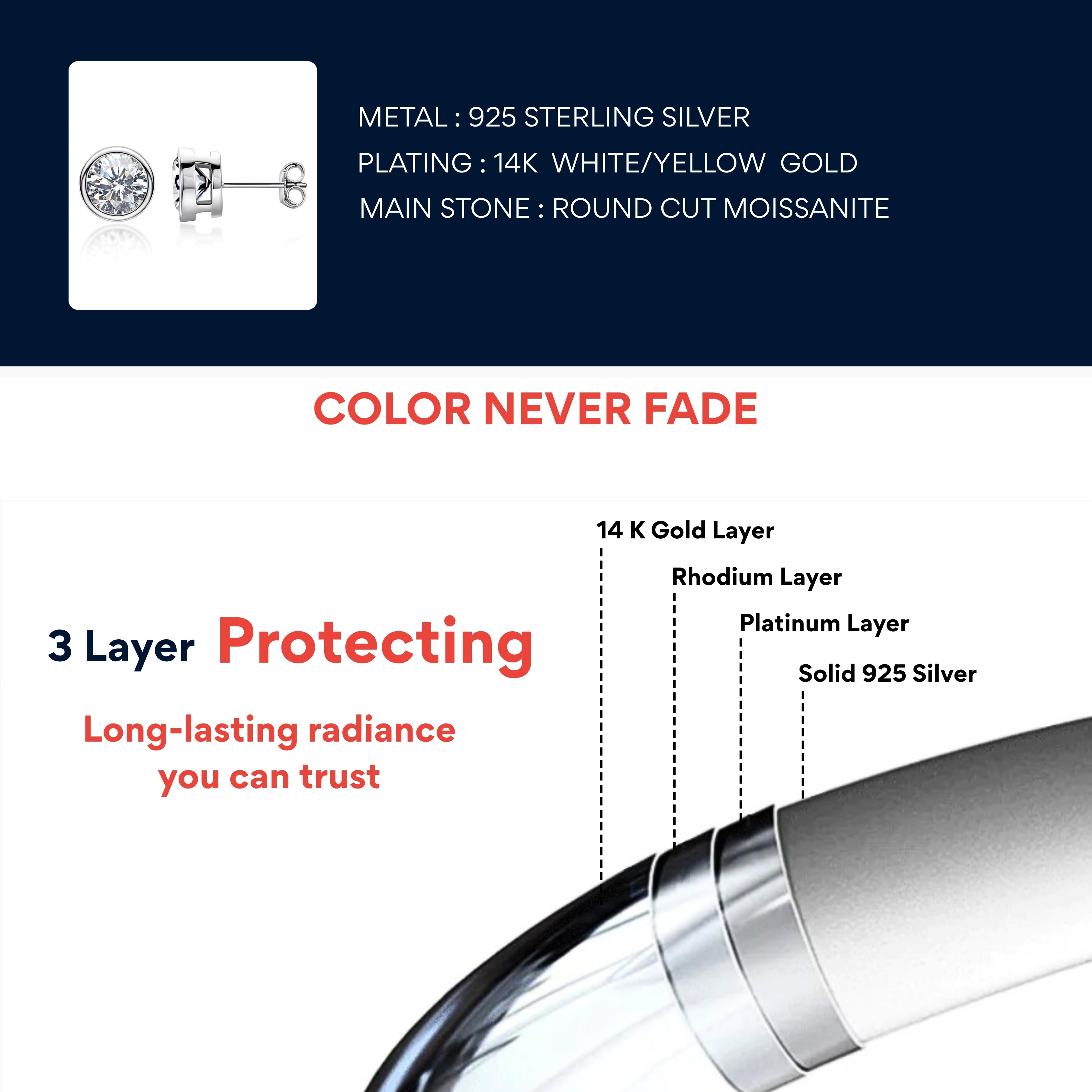 stud earrings, diamond stud earrings, gold stud earrings, stud earrings for women, diamond earrings, diamond earrings for women, lab grown diamond earrings, real diamond earrings, lab created diamond earrings, valentines gift for her, birthday gift for her