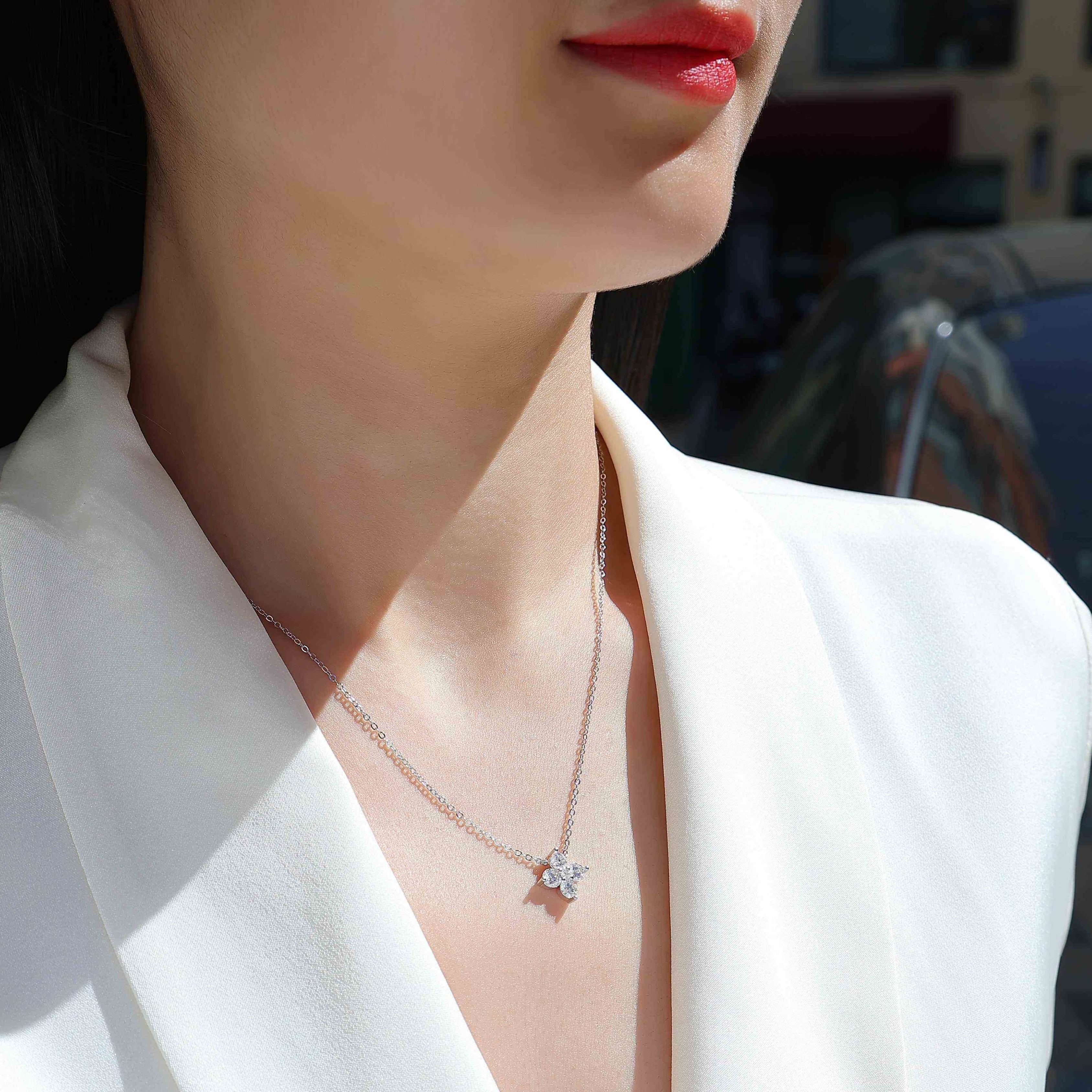 moissanite pendant, pendant necklace, gold pendant necklace, silver pendant necklace, diamond pendant, custom moissanite pendant, gold necklace, gold necklace women, white gold necklace, 14k gold necklace, valentines gift for her, birthday gift for her