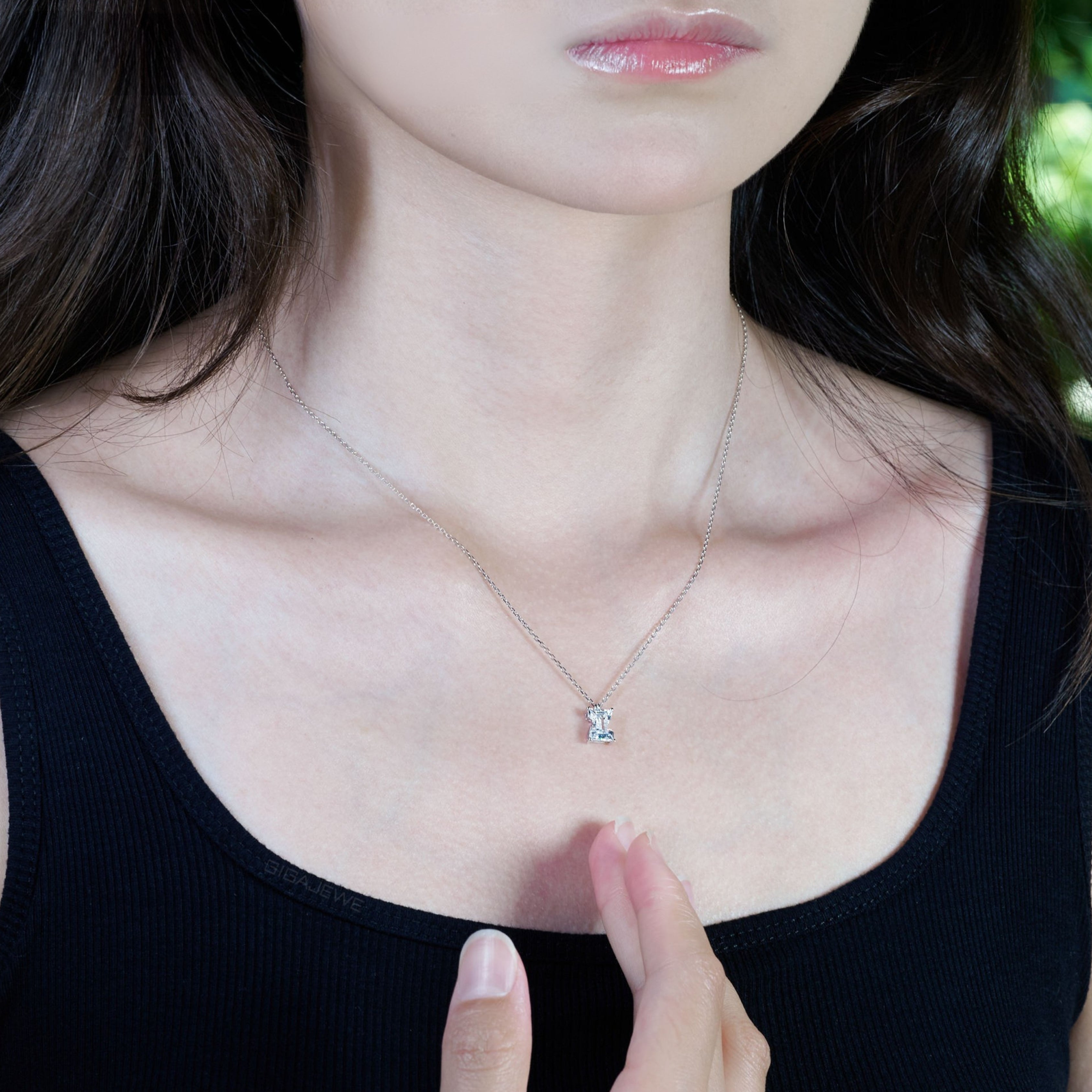 initial letter cut diamond, moissanite pendant, alphabetic pendant necklace, gold pendant necklace, silver pendant necklace, diamond pendant, custom moissanite pendant, gold necklace, gold necklace women, white gold necklace, 14k gold necklace, valentines gift for her, birthday gift for her, luxury statement necklace, moissanite pendant necklace, lab grown diamond pendant