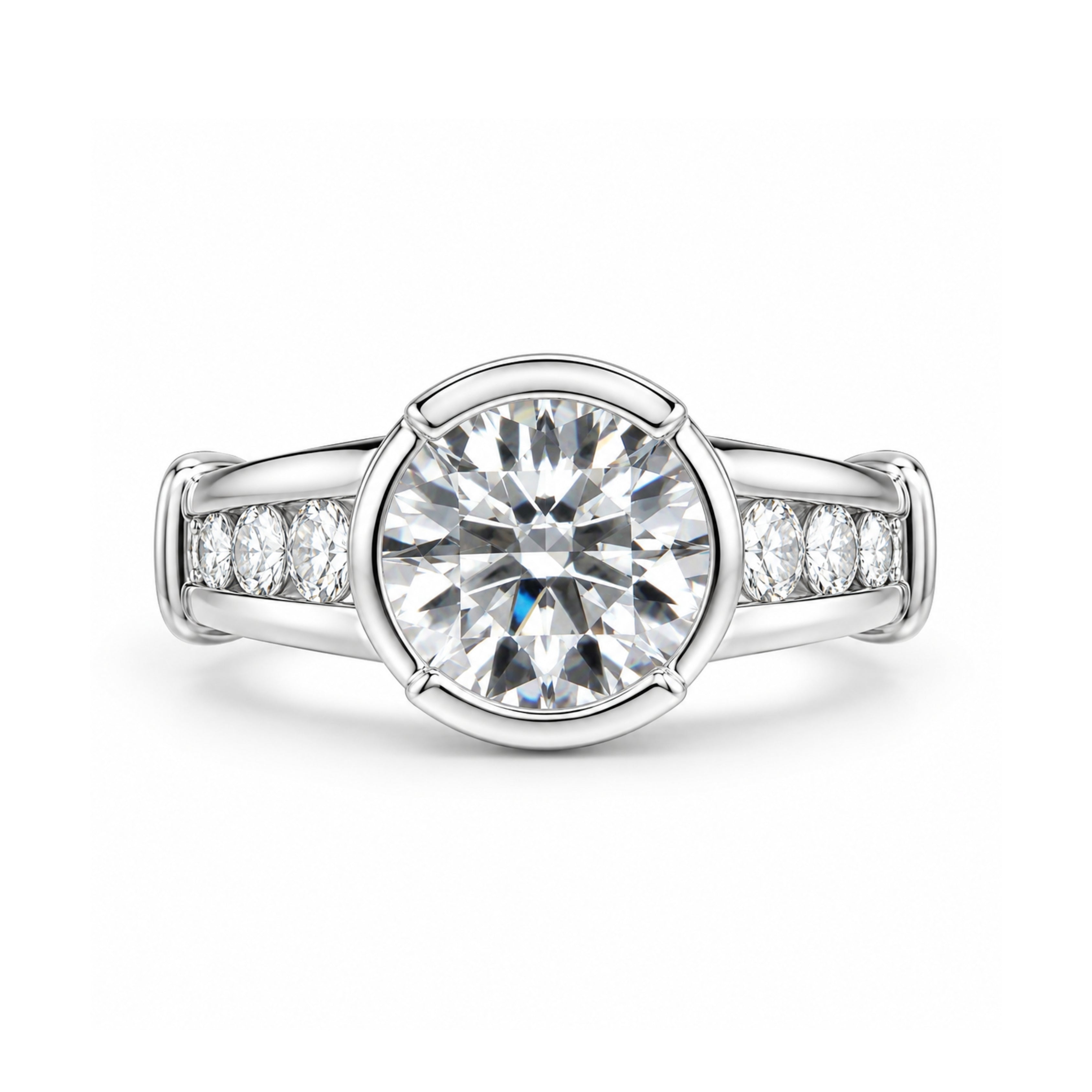 round cut diamond ring, solitaire rings, halo rings, gold rings, round cut engagement ring, gold rings for women, 14k gold rings, white gold rings, lab grown diamond rings, diamond rings for women, diamond rings, valentines gift for her, birthday gift for her, moissanite rings, 925 silver rings