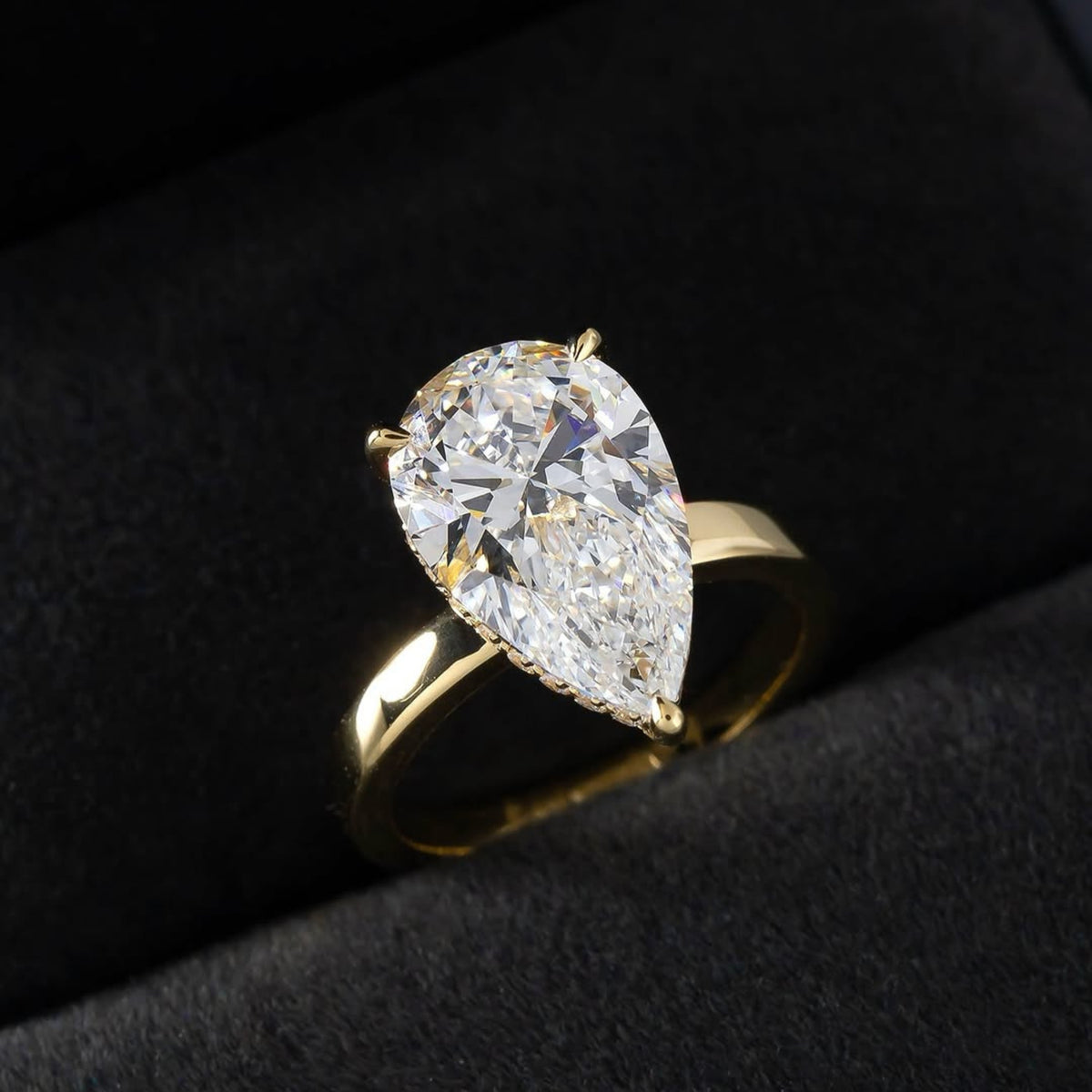 pear cut engagement ring, solitaire rings, halo rings, gold rings, engagement rings, engagement rings for women, moissanite engagement rings, round cut engagement ring, gold rings for women, 14k gold rings, white gold rings, lab grown diamond rings, diamond rings for women, diamond rings, valentines gift for her, birthday gift for her, moissanite rings, 925 silver rings