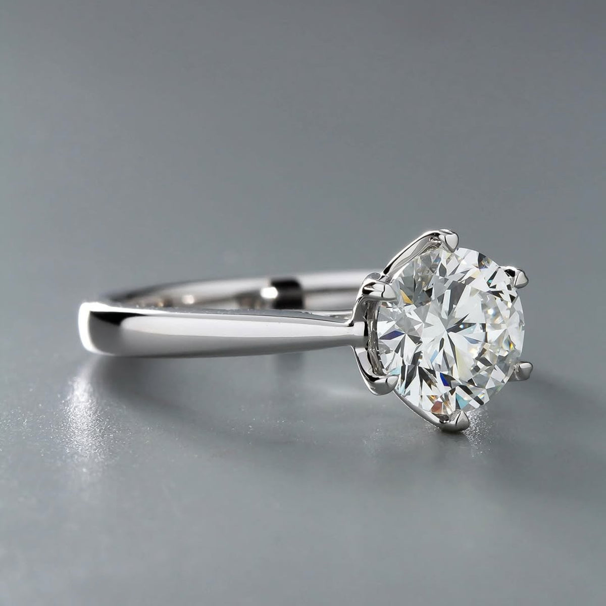 round cut engagement ring, solitaire rings, halo rings, gold rings, engagement rings, engagement rings for women, moissanite engagement rings, gold rings for women, 14k gold rings, white gold rings, lab grown diamond rings, diamond rings for women, diamond rings, valentines gift for her, birthday gift for her, moissanite rings, 925 silver rings