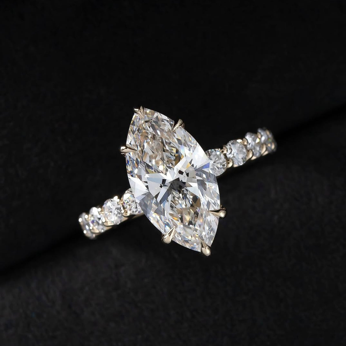 solitaire rings, halo rings, gold rings, marquise cut engagement ring, gold rings for women, 14k gold rings, white gold rings, lab grown diamond rings, diamond rings for women, diamond rings, valentines gift for her, birthday gift for her, moissanite rings