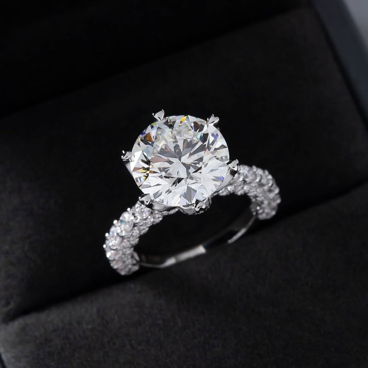 solitaire rings, halo rings, gold rings, engagement rings, engagement rings for women, moissanite engagement rings, round cut engagement ring, gold rings for women, 14k gold rings, white gold rings, lab grown diamond rings, diamond rings for women, diamond rings, valentines gift for her, birthday gift for her, moissanite rings