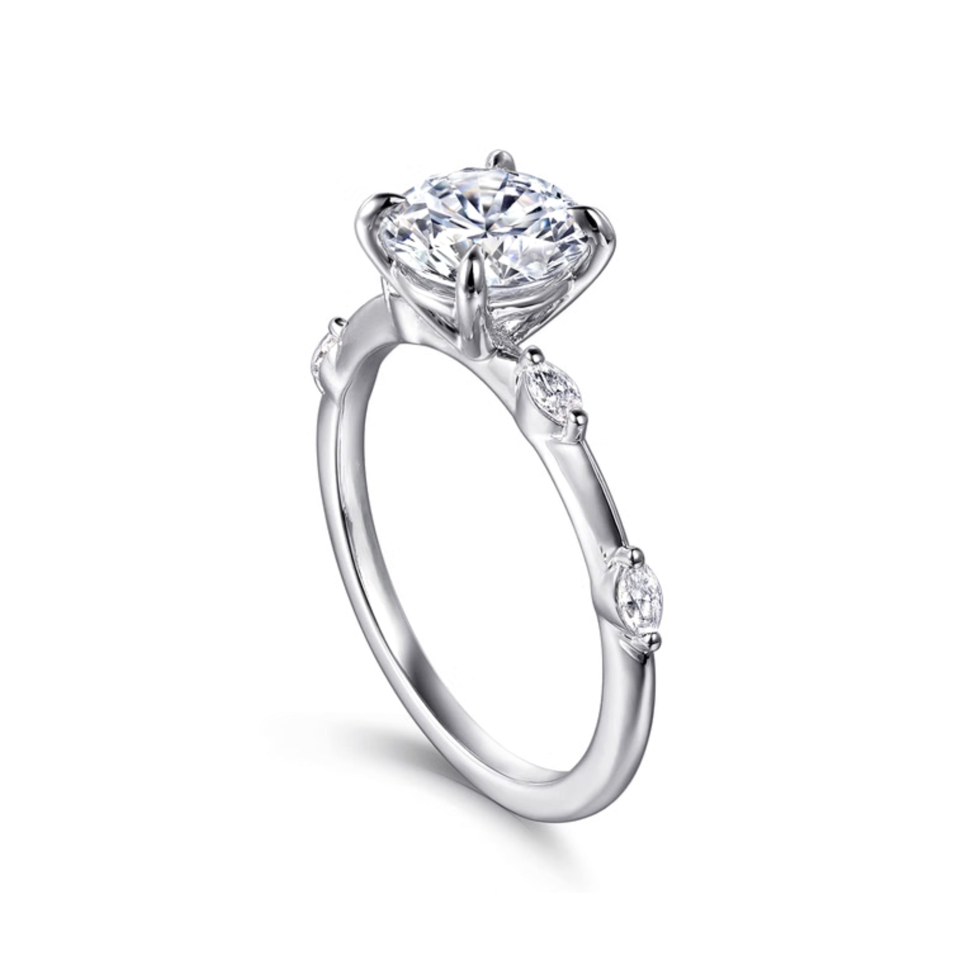 round cut diamond ring, solitaire rings, halo rings, gold rings, round cut engagement ring, gold rings for women, 14k gold rings, white gold rings, lab grown diamond rings, diamond rings for women, diamond rings, valentines gift for her, birthday gift for her, moissanite rings, 925 silver rings