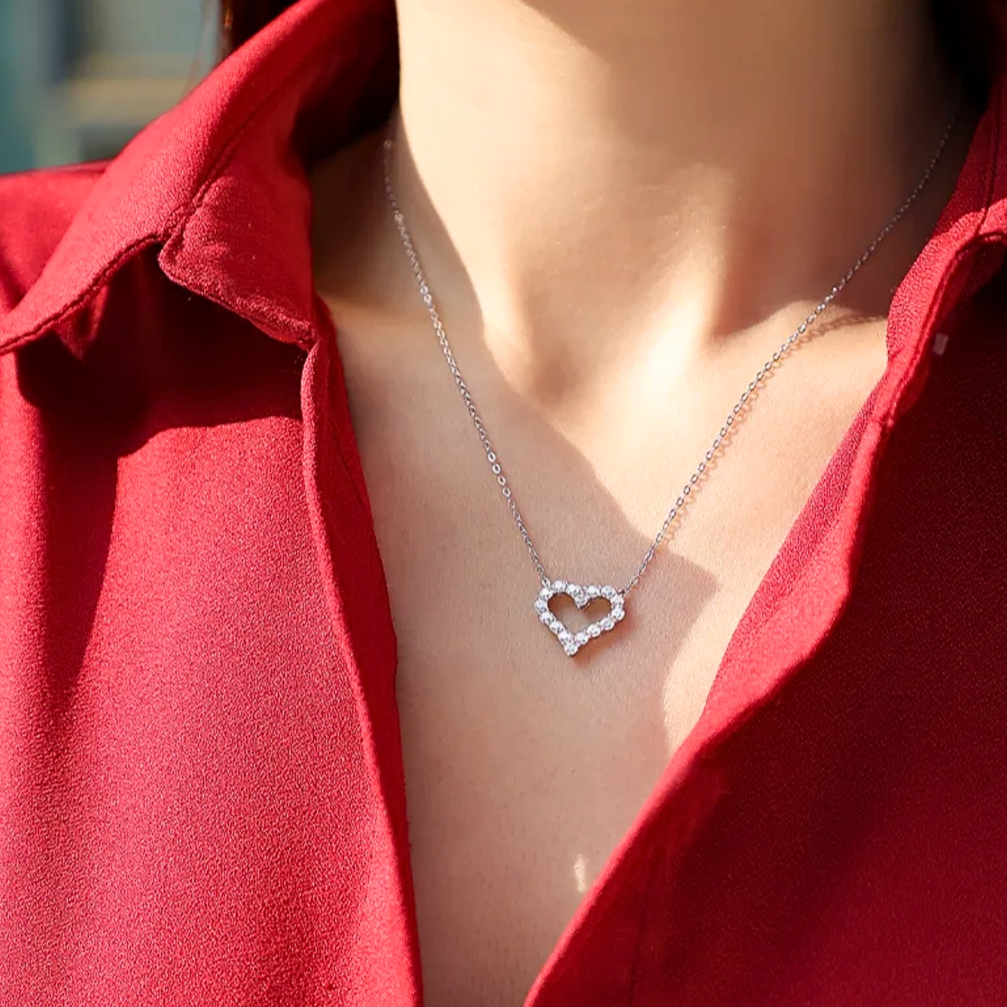 heart pendant necklace, diamond necklace, initial necklace, gold necklace, pendant necklace, gold pendant necklace, silver pendant necklace, diamond pendant, custom moissanite pendant, gold necklace, gold necklace women, white gold necklace, 14k gold necklace, valentines gift for her, birthday gift for her