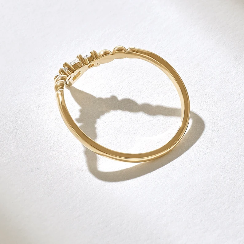chevron ring, gold chevron ring, gold rings, round cut engagement ring, pear cut engagement ring, gold rings for women, 14k gold rings, white gold rings, lab grown diamond rings, diamond rings for women, diamond rings, valentines gift for her, birthday gift for her, moissanite rings