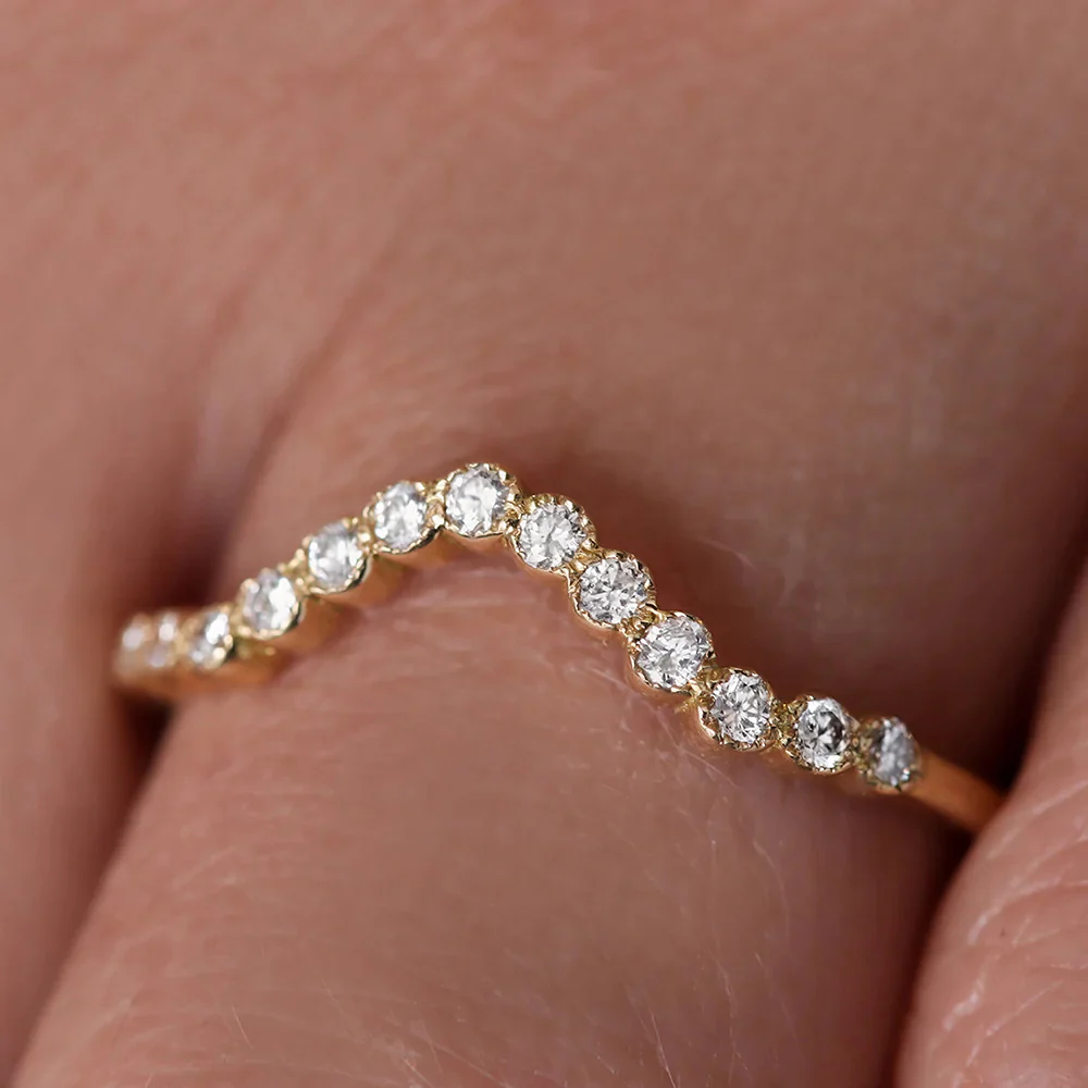 chevron ring, v shaped band, v shaped ring for her, chevron band, round cut diamond ring, round cut engagement ring, gold rings, eternity ring, engagement rings, engagement rings for women, moissanite engagement rings, gold rings for women, 14k gold rings, white gold rings, lab grown diamond rings, diamond rings for women, diamond rings, valentines gift for her, birthday gift for her, moissanite rings, 925 silver rings