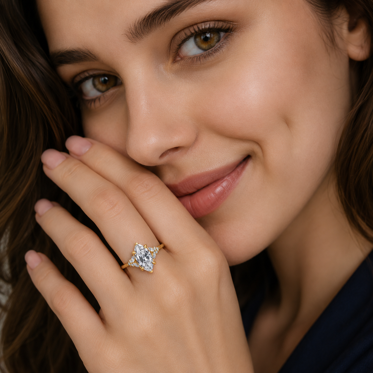 marquise cut diamond ring, solitaire rings, halo rings, gold rings, marquise cut engagement ring, gold rings for women, 14k gold rings, white gold rings, lab grown diamond rings, diamond rings for women, diamond rings, valentines gift for her, birthday gift for her, moissanite rings, 925 silver rings