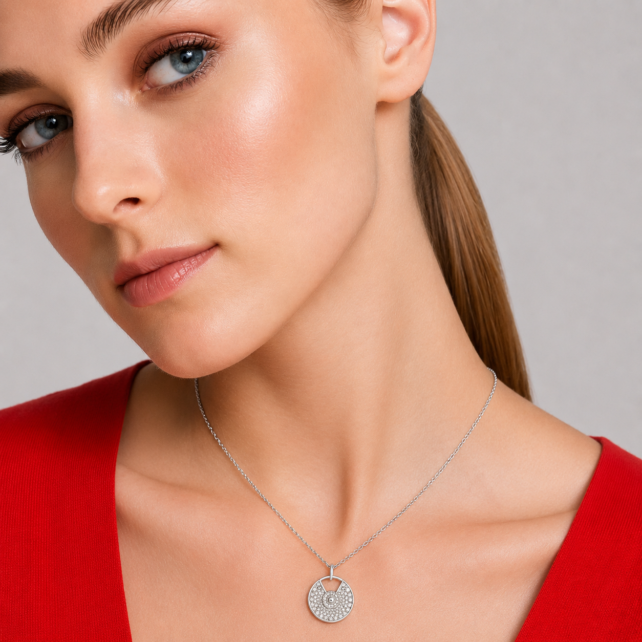 moissanite pendant, pendant necklace, gold pendant necklace, silver pendant necklace, diamond pendant, custom moissanite pendant, gold necklace, gold necklace women, white gold necklace, 14k gold necklace, valentines gift for her, birthday gift for her