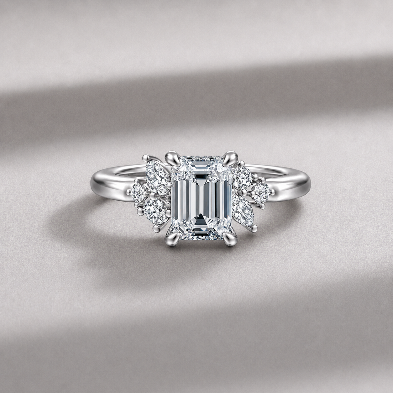 emerald cut diamond ring, solitaire rings, halo rings, gold rings, round cut engagement ring, gold rings for women, 14k gold rings, white gold rings, lab grown diamond rings, diamond rings for women, diamond rings, valentines gift for her, birthday gift for her, moissanite rings, 925 silver rings