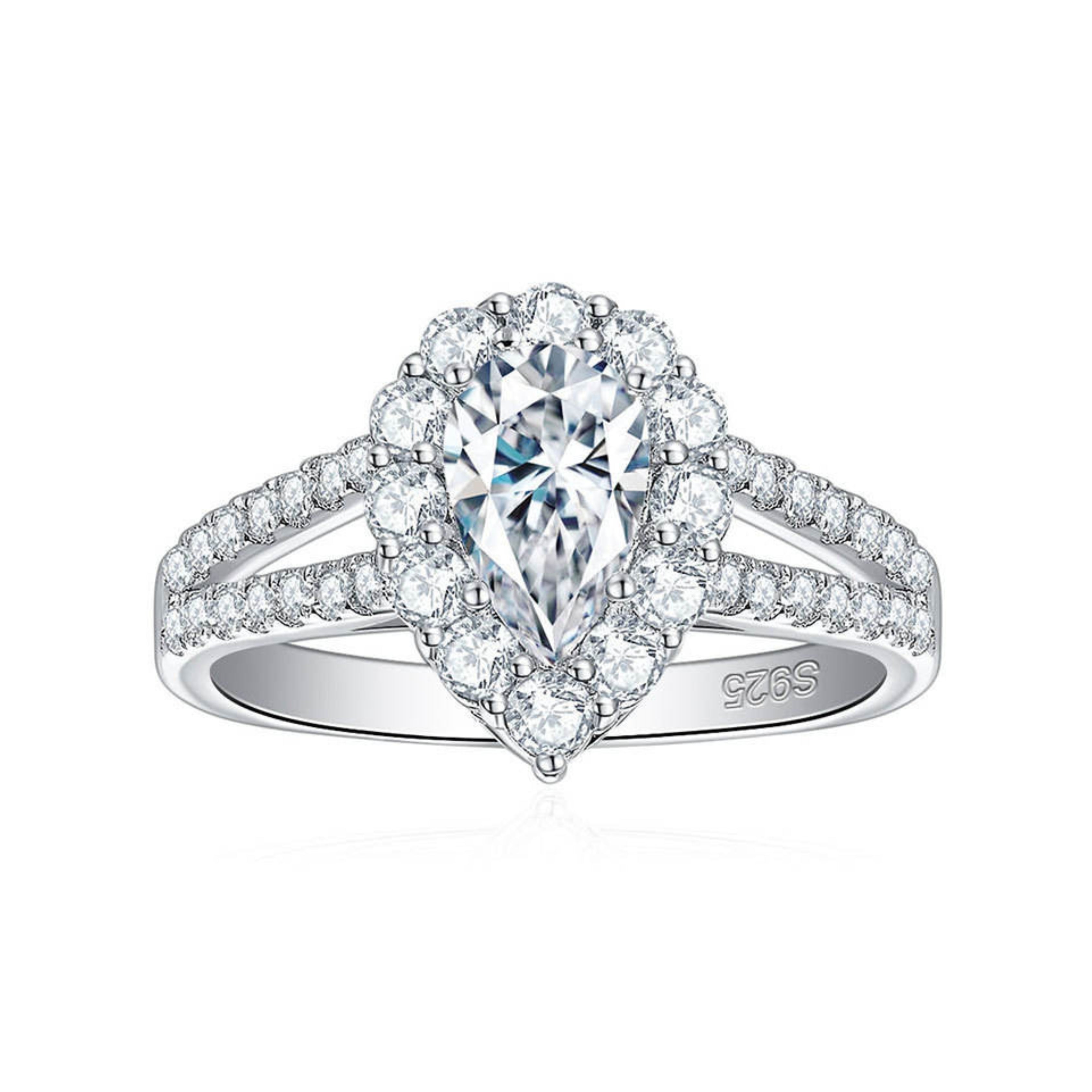 pear cut diamond ring, solitaire rings, halo rings, gold rings, pear cut engagement ring, gold rings for women, 14k gold rings, white gold rings, lab grown diamond rings, diamond rings for women, diamond rings, valentines gift for her, birthday gift for her, moissanite rings, 925 silver rings