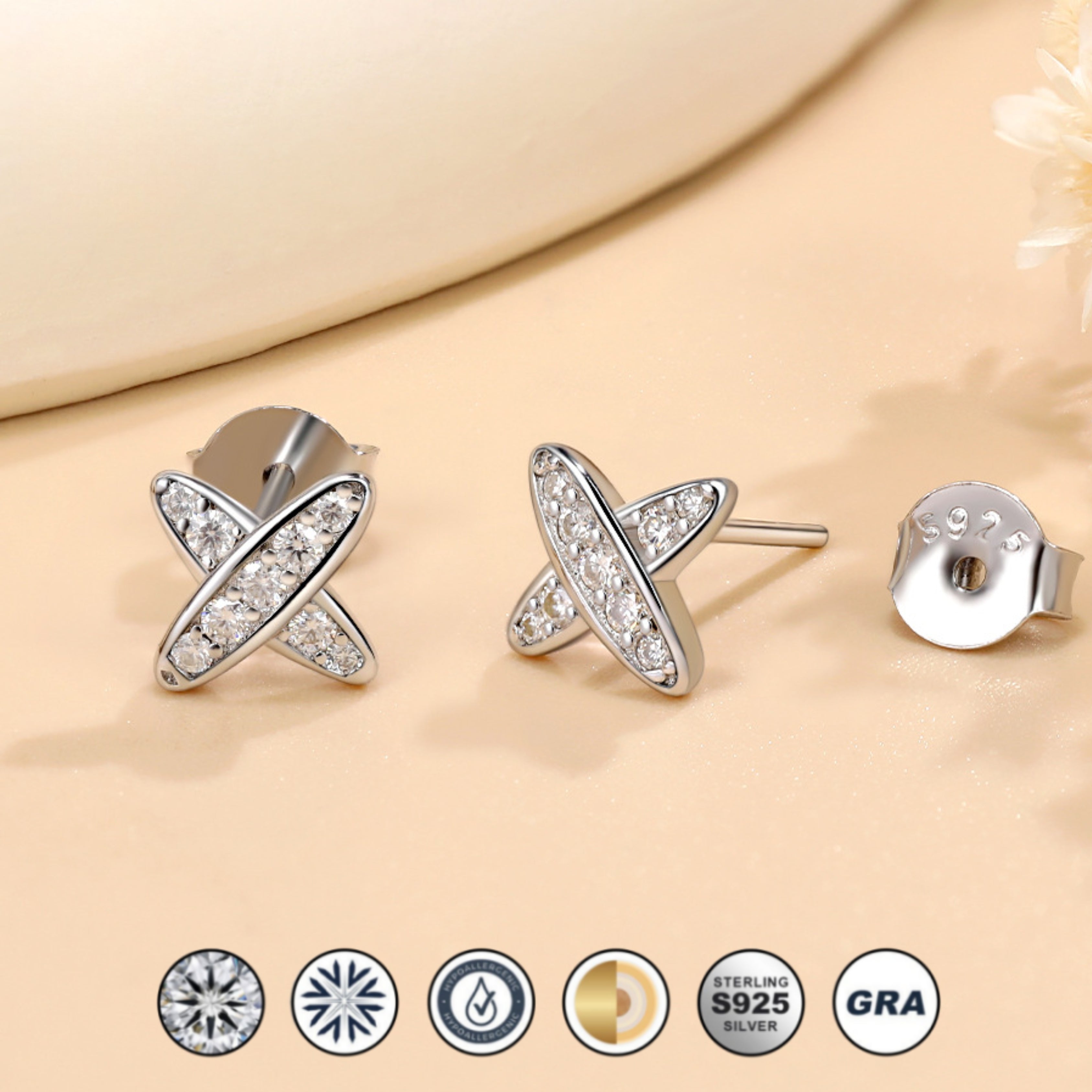 earrings, diamond earrings, gold earrings, diamond stud earrings, gold stud earrings, silver stud earrings, earrings for women, hoop earrings, lab grown diamond earrings, real diamond earrings, lab created diamond earrings, valentines gift for her, birthday gift for her