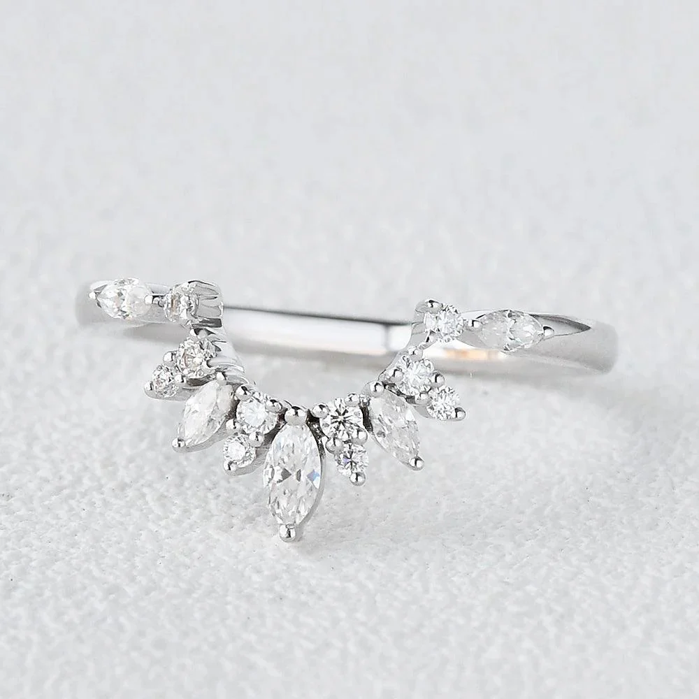chevron ring, v shaped band, v shaped ring for her, chevron band, round cut diamond ring, round cut engagement ring, gold rings, eternity ring, engagement rings, engagement rings for women, moissanite engagement rings, gold rings for women, 14k gold rings, white gold rings, lab grown diamond rings, diamond rings for women, diamond rings, valentines gift for her, birthday gift for her, moissanite rings, 925 silver rings