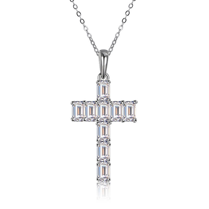 cross pendant, diamond cross pendant, cross pendant necklace, silver pendant necklace, diamond pendant, custom moissanite pendant, gold necklace, gold necklace women, white gold necklace, 14k gold necklace, valentines gift for her, birthday gift for her