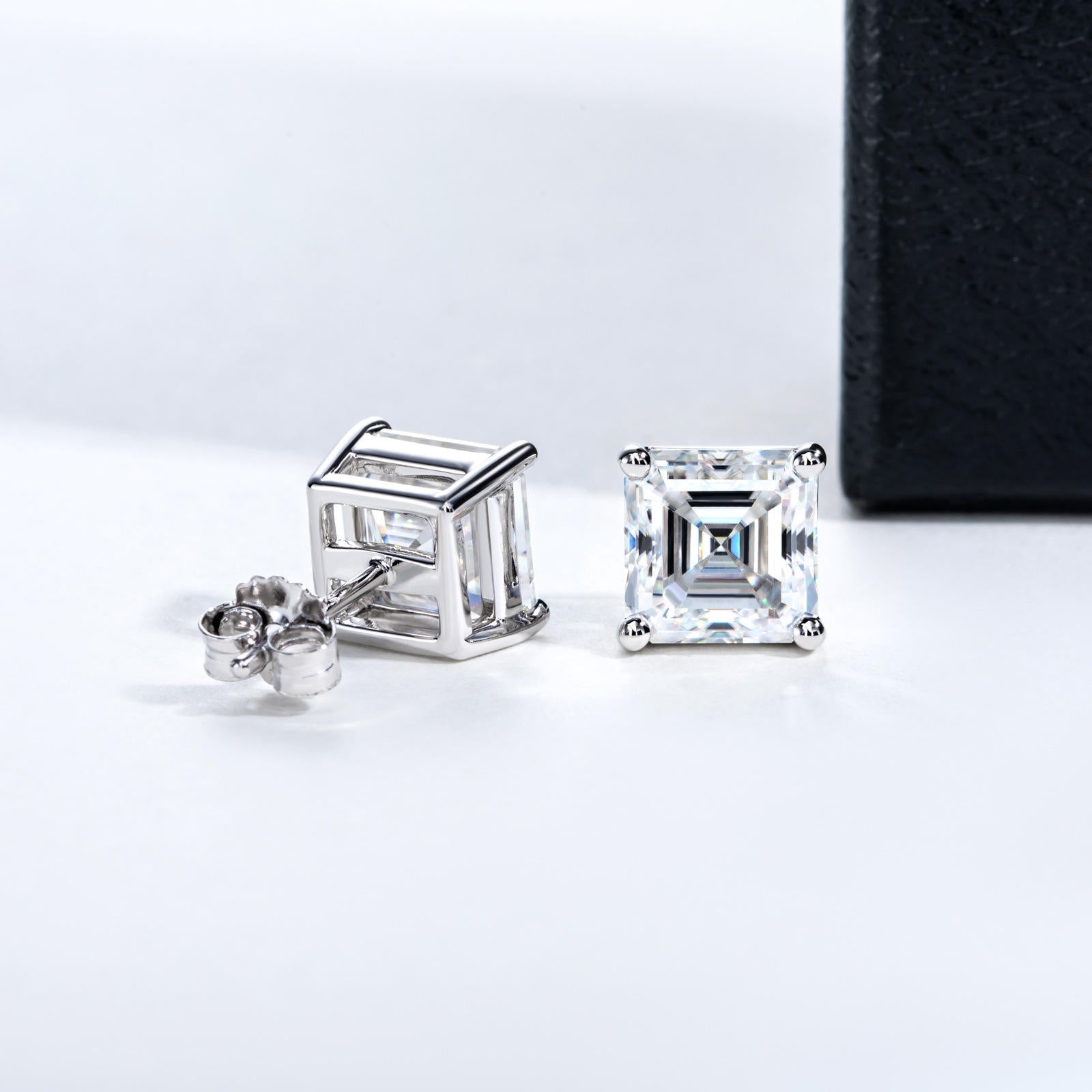 studs, diamond earrings, gold earrings, earrings for women, stud earrings, diamond stud earrings, van cleef earrings, dior earrings, moissanite earrings, silver earrings, sterling silver earrings, silver earrings for women, gift for her, valentines gift for her, birthday gift for her, solitaire studs, moiss