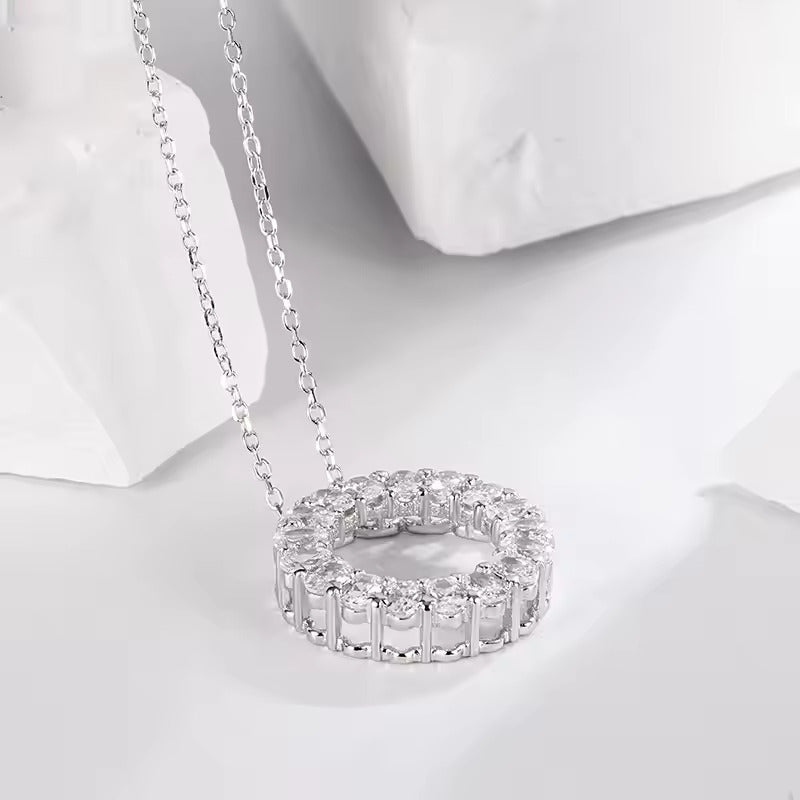 pendant necklace, diamond pendant necklace, silver pendant necklace, van cleef necklace, gold necklace, diamond necklace, kendra scott necklace, moissanite necklace, silver chains for women, silver necklace, valentines gift for her, birthday gift for her