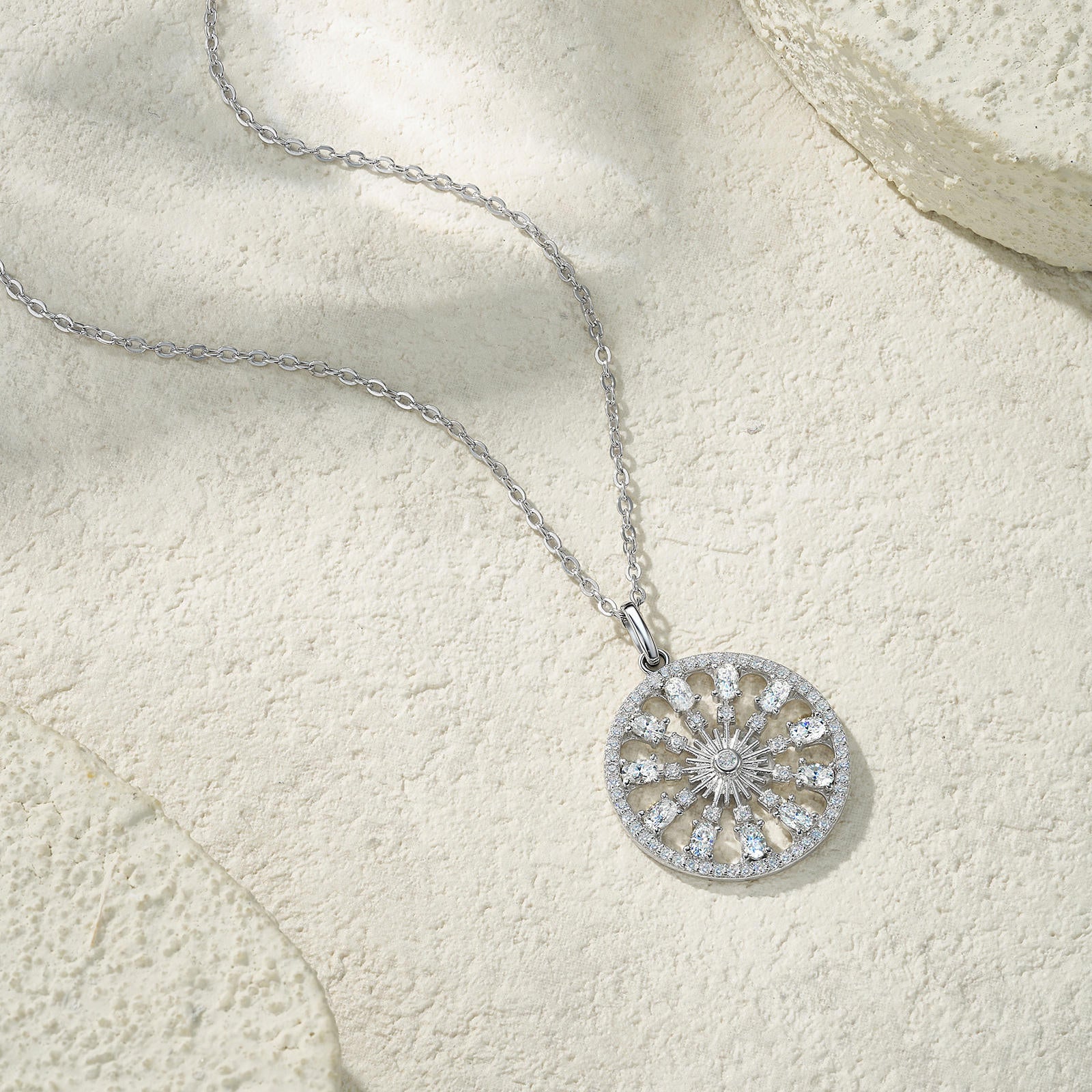 moissanite pendant, pendant necklace, gold pendant necklace, silver pendant necklace, diamond pendant, custom moissanite pendant, gold necklace, gold necklace women, white gold necklace, 14k gold necklace, valentines gift for her, birthday gift for her