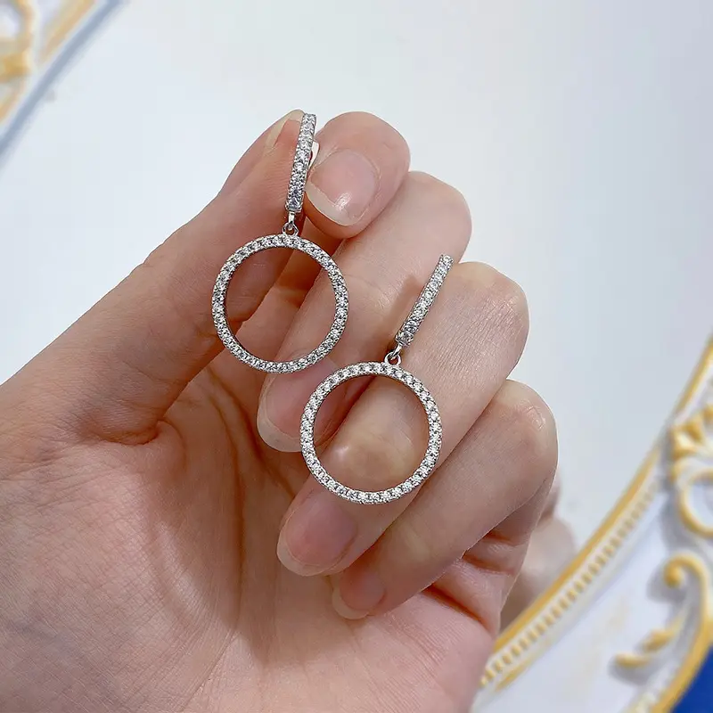 diamond earrings, diamond earrings for women, lab grown diamond earrings, 1 carat diamond earrings, moissanite earrings, silver drop earrings, gold dangle earrings, silver dangle earrings, luxury earrings, valentines gift for her