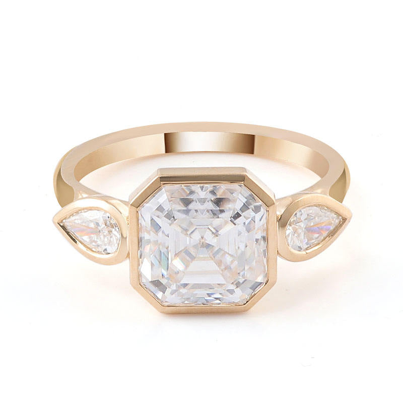 three stone rings, gold ring, 14k gold ring, white gold ring, rings, promise rings, anniversary ring, silver rings, sterling silver rings, valentines gift for her, birthday gift for her