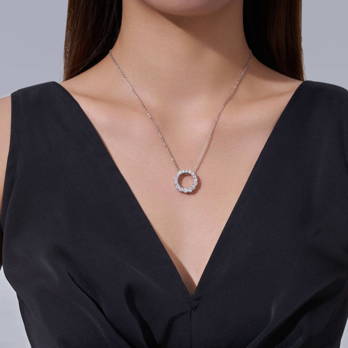 moissanite pendant, pendant necklace, gold pendant necklace, silver pendant necklace, diamond pendant, custom moissanite pendant, gold necklace, gold necklace women, white gold necklace, 14k gold necklace, valentines gift for her, birthday gift for her
