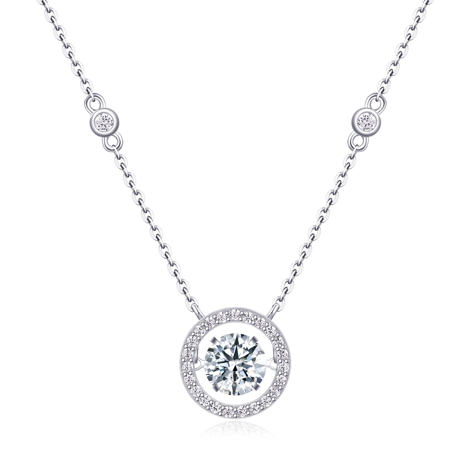 moissanite pendant, pendant necklace, gold pendant necklace, silver pendant necklace, diamond pendant, custom moissanite pendant, gold necklace, gold necklace women, white gold necklace, 14k gold necklace, valentines gift for her, birthday gift for her
