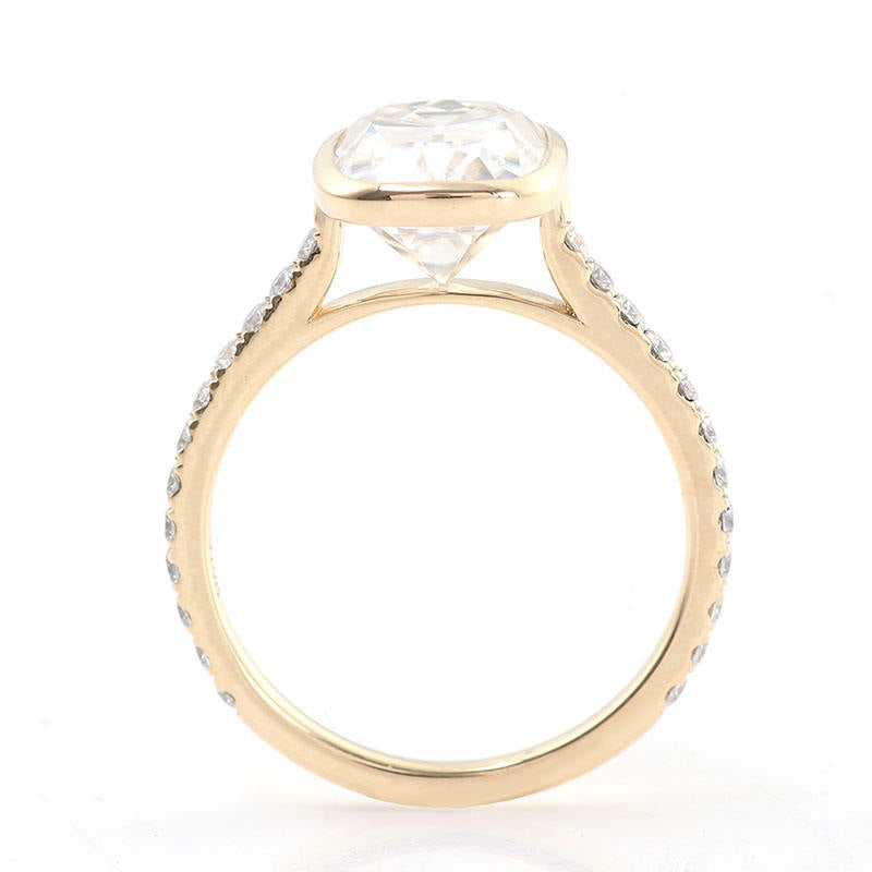 solitaire rings, gold rings, cushion cut engagement ring, gold rings for women, 14k gold rings, white gold rings, lab grown diamond rings, diamond rings for women, diamond rings, valentines gift for her, birthday gift for her, moissanite rings