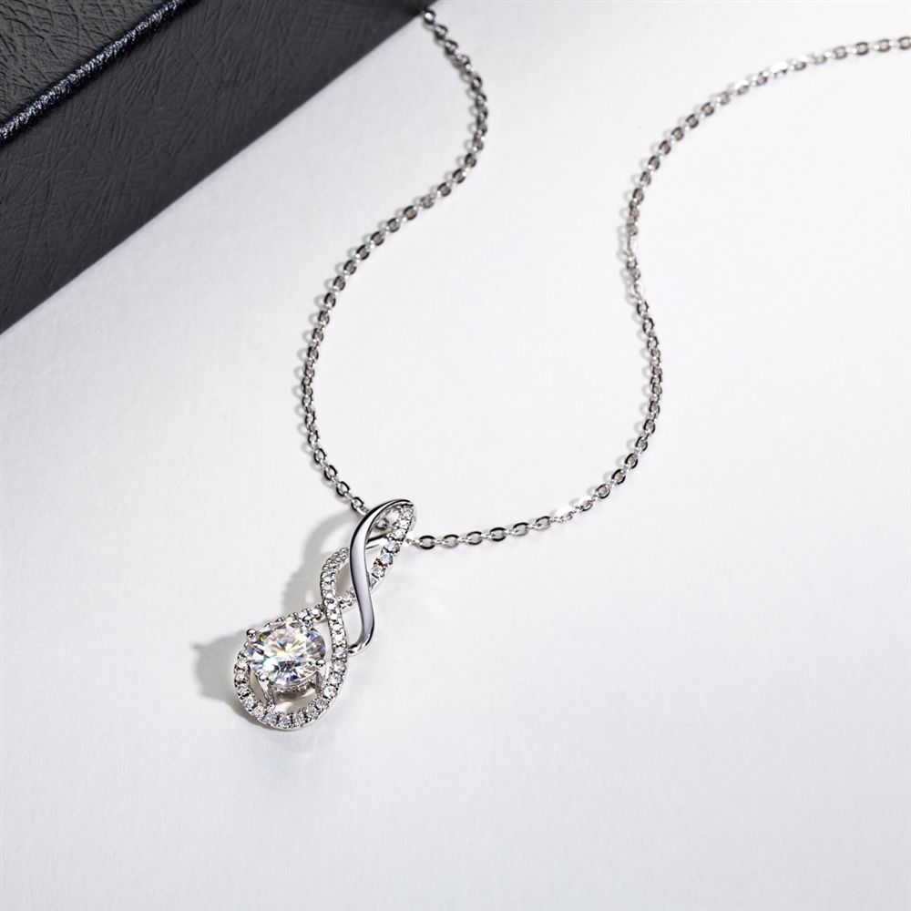 moissanite pendant, pendant necklace, gold pendant necklace, silver pendant necklace, diamond pendant, custom moissanite pendant, gold necklace, gold necklace women, white gold necklace, 14k gold necklace, valentines gift for her, birthday gift for her