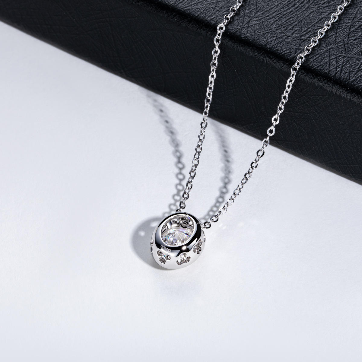moissanite pendant, pendant necklace, gold pendant necklace, silver pendant necklace, diamond pendant, custom moissanite pendant, gold necklace, gold necklace women, white gold necklace, 14k gold necklace, valentines gift for her, birthday gift for her