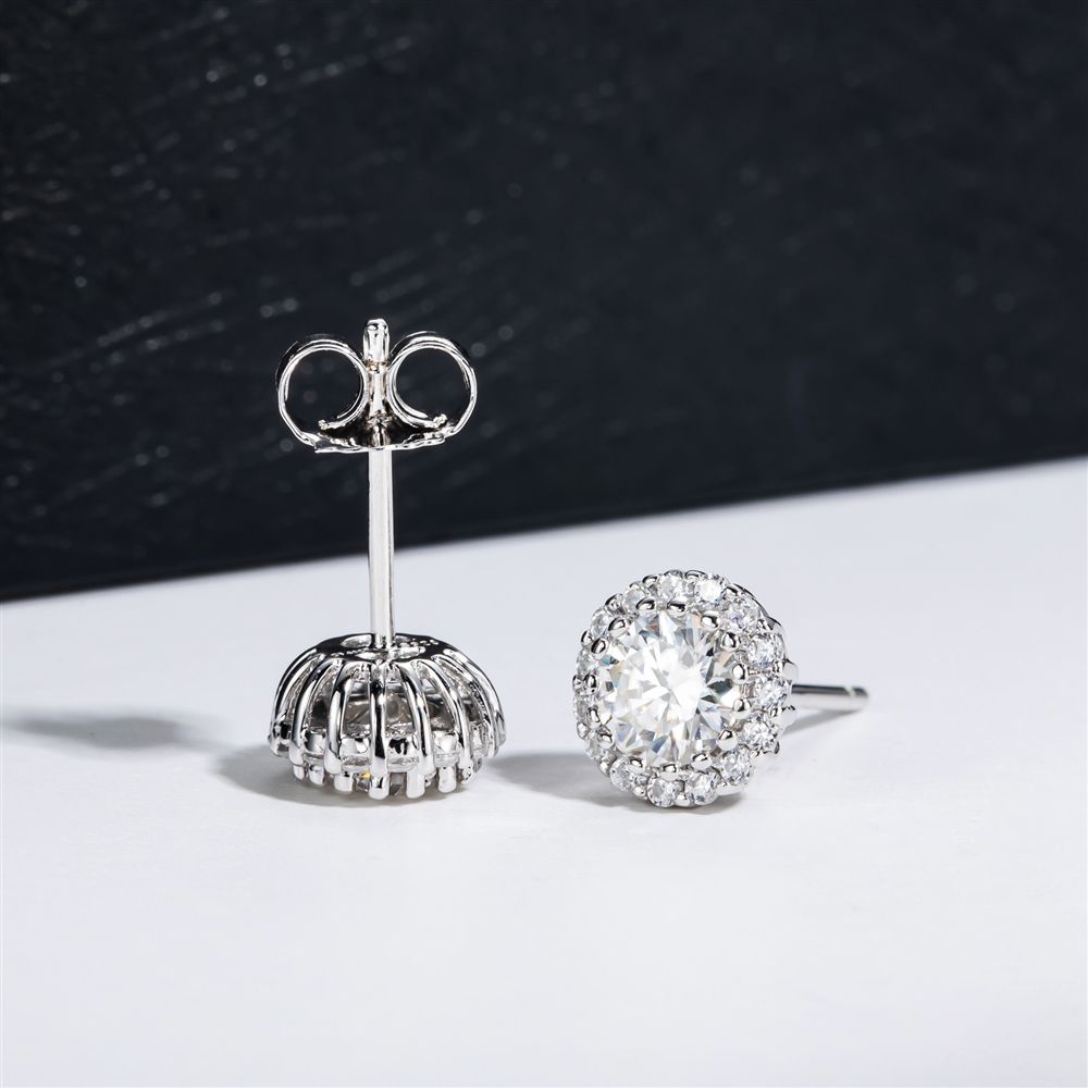 studs, diamond earrings, gold earrings, earrings for women, stud earrings, diamond stud earrings, van cleef earrings, dior earrings, moissanite earrings, silver earrings, sterling silver earrings, silver earrings for women, gift for her, valentines gift for her, birthday gift for her, solitaire studs, moiss