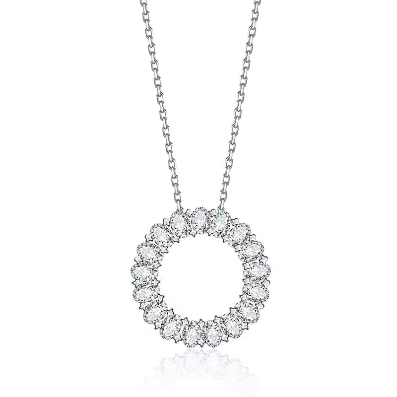 pendant necklace, diamond pendant necklace, silver pendant necklace, van cleef necklace, gold necklace, diamond necklace, kendra scott necklace, moissanite necklace, silver chains for women, silver necklace, valentines gift for her, birthday gift for her