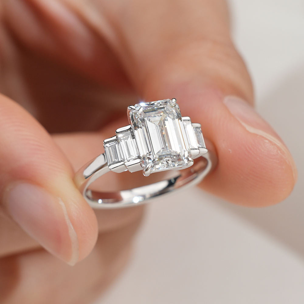 rings, silver rings, sterling silver rings, silver rings for women, unique wedding rings, lab made diamond rings, emerald diamond ring, 2 carat diamond ring, 3 carat diamond ring, 1 carat diamond ring, engagement rings, promise rings, moissanite rings, valentines gift for her, birthday gift for her