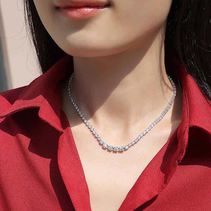 tennis necklace, diamond tennis necklace, tennis necklace diamond, lab grown tennis necklace, tennis necklace womens, lab grown diamond tennis necklace, moissanite tennis necklace, lab diamond tennis necklace, old necklace, gold necklace women, white gold necklace, 14k gold necklace, valentines gift for her, birthday gift for her
