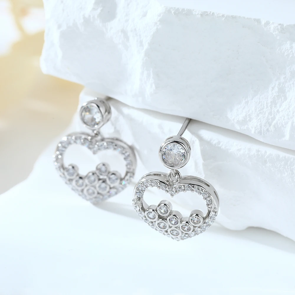 drop earrings, diamond drop earrings, gold drop earrings, silver drop earrings, diamond earrings, diamond earrings for women, lab grown diamond earrings, real diamond earrings, lab created diamond earrings, valentines gift for her, birthday gift for her