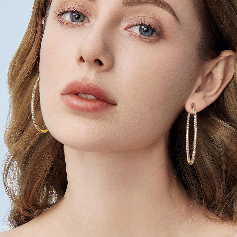 earrings, huggie earrings, diamond earrings, gold earrings, hoop earrings, gold huggie earrings, lab grown diamond earrings, real diamond earrings, lab created diamond earrings, valentines gift for her, birthday gift for her