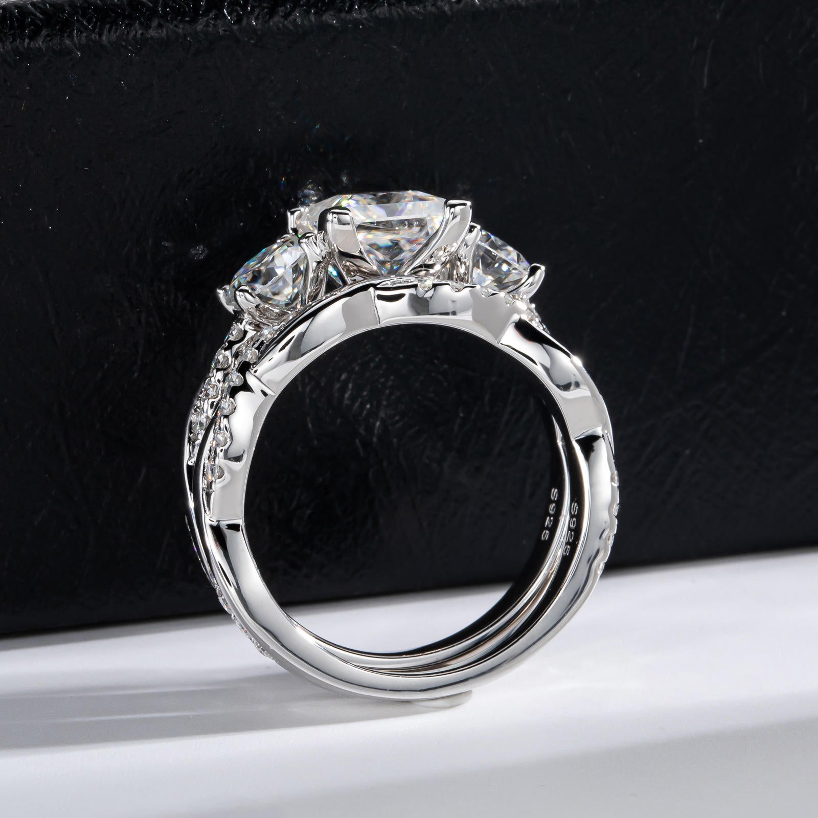 bridal ring set, princess cut diamond ring, wedding ring set, engagement and wedding ring set, solitaire rings, gold rings, princess cut engagement ring, gold rings for women, 14k gold rings, white gold rings, lab grown diamond rings, diamond rings for women, diamond rings, valentines gift for her, birthday gift for her, moissanite rings, 925 silver rings