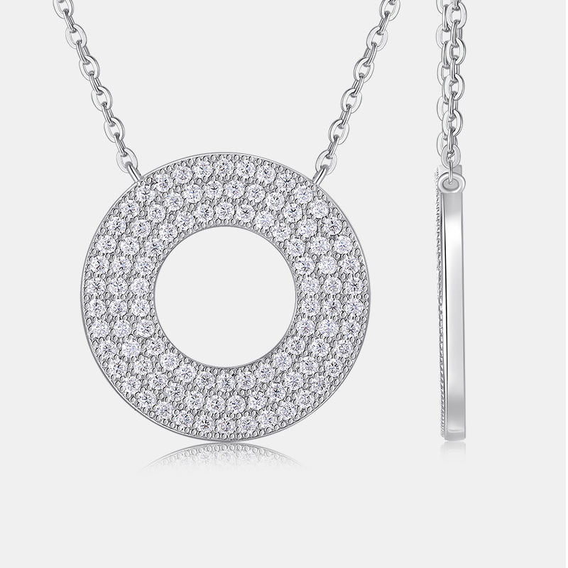 moissanite pendant, pendant necklace, gold pendant necklace, silver pendant necklace, diamond pendant, custom moissanite pendant, gold necklace, gold necklace women, white gold necklace, 14k gold necklace, valentines gift for her, birthday gift for her
