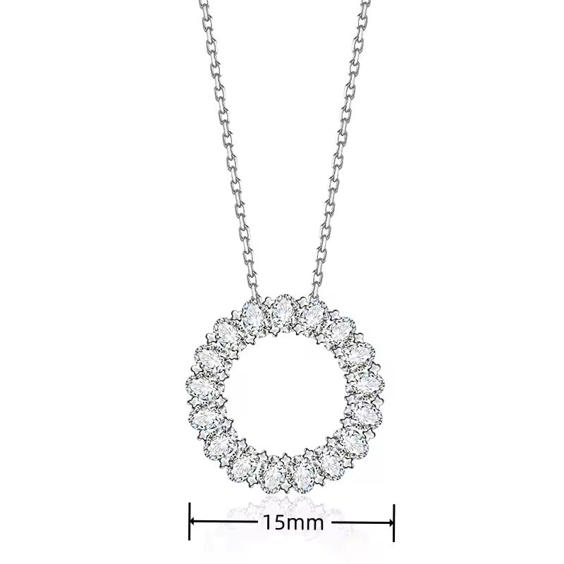 pendant necklace, diamond pendant necklace, silver pendant necklace, van cleef necklace, gold necklace, diamond necklace, kendra scott necklace, moissanite necklace, silver chains for women, silver necklace, valentines gift for her, birthday gift for her