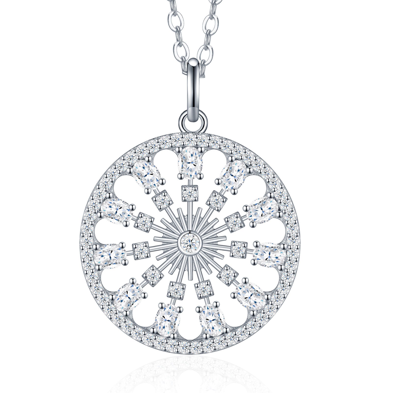 moissanite pendant, pendant necklace, gold pendant necklace, silver pendant necklace, diamond pendant, custom moissanite pendant, gold necklace, gold necklace women, white gold necklace, 14k gold necklace, valentines gift for her, birthday gift for her