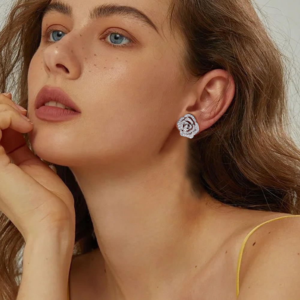 studs, diamond earrings, gold earrings, earrings for women, stud earrings, diamond stud earrings, van cleef earrings, dior earrings, moissanite earrings, silver earrings, sterling silver earrings, silver earrings for women, gift for her, valentines gift for her, birthday gift for her, solitaire studs, 14k gold stud earrings