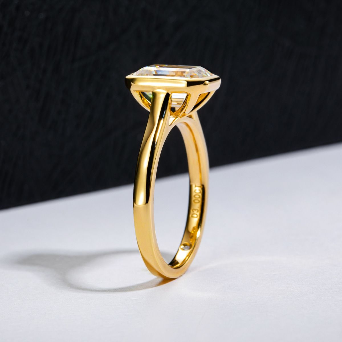 emerald cut diamond ring, solitaire rings, halo rings, gold rings, emerald cut engagement ring, gold rings for women, 14k gold rings, white gold rings, lab grown diamond rings, diamond rings for women, diamond rings, valentines gift for her, birthday gift for her, moissanite rings, 925 silver rings