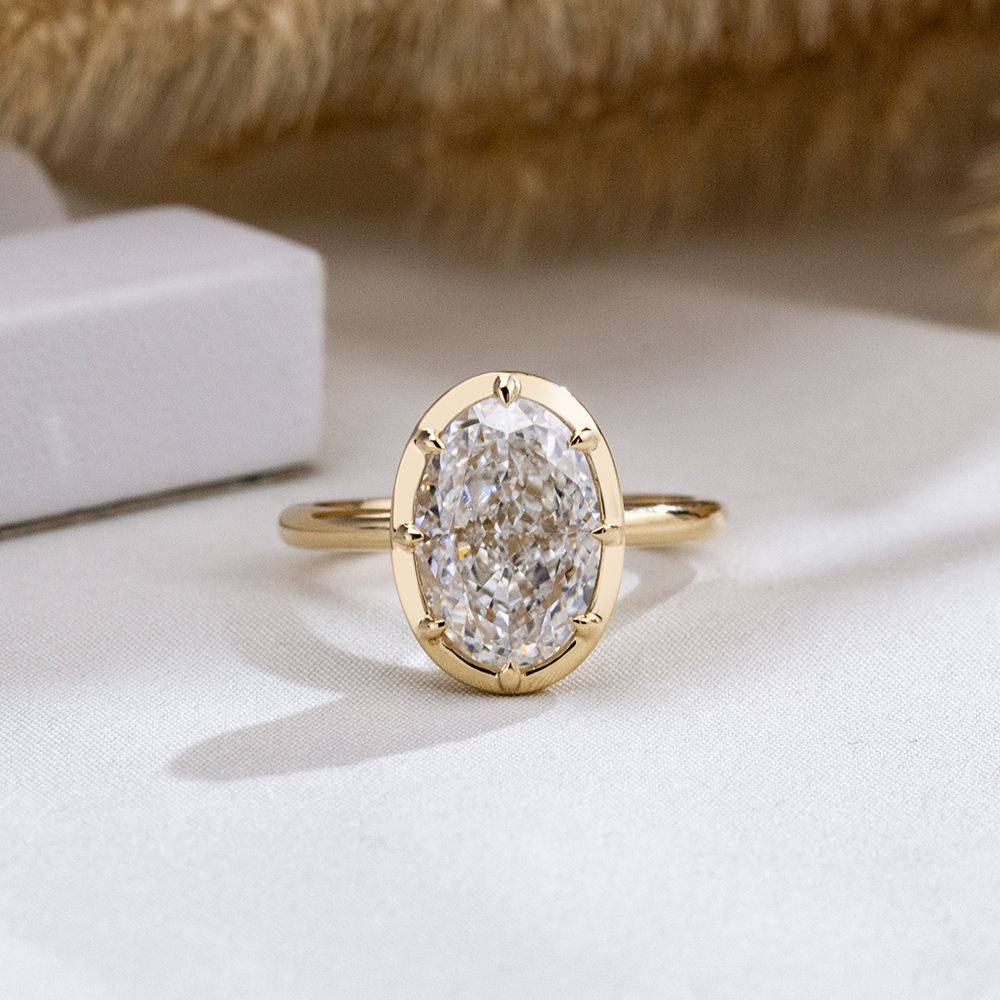 oval cut diamond ring, solitaire rings, halo rings, gold rings, oval cut engagement ring, gold rings for women, 14k gold rings, white gold rings, lab grown diamond rings, diamond rings for women, diamond rings, valentines gift for her, birthday gift for her, moissanite rings, 925 silver rings