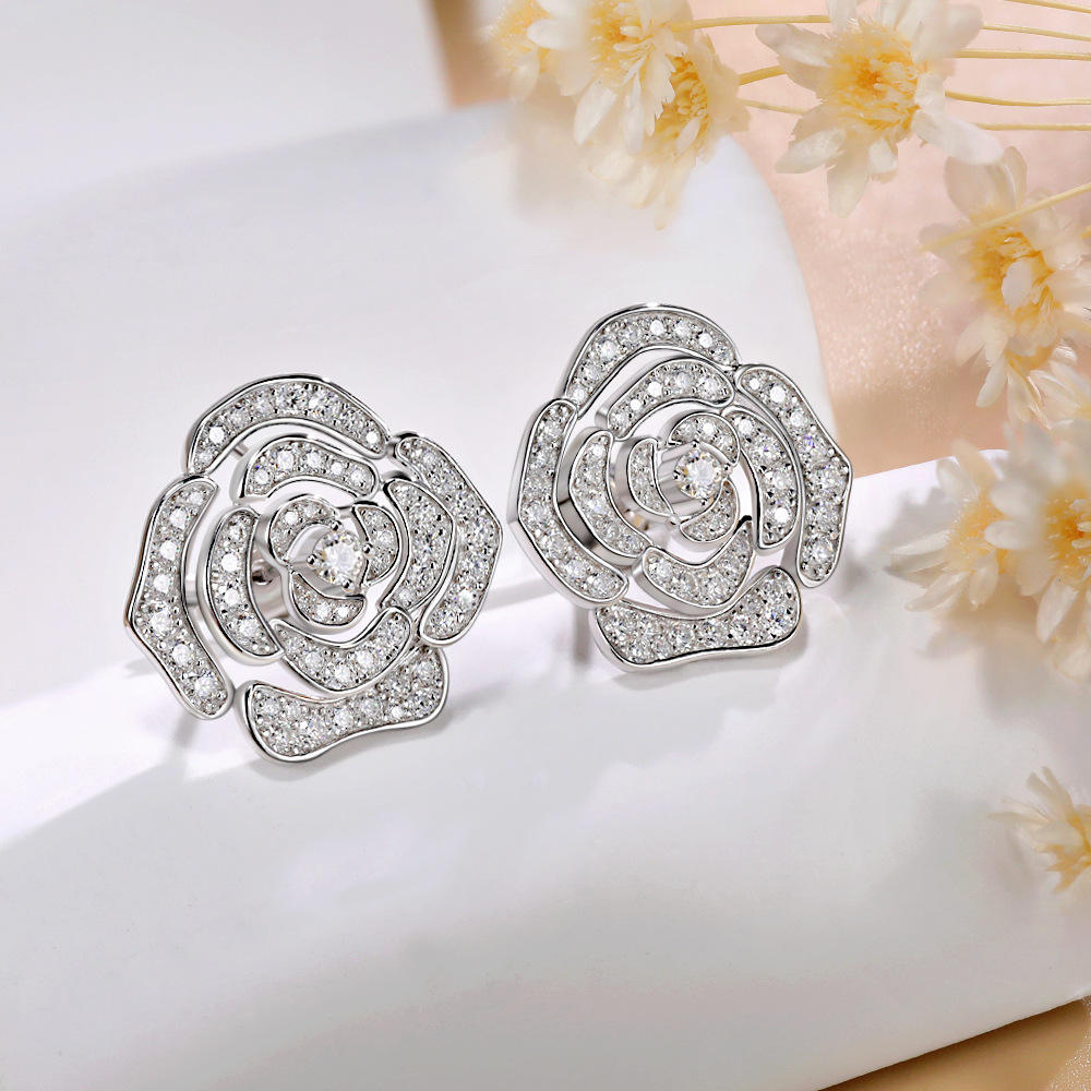 studs, diamond earrings, gold earrings, earrings for women, stud earrings, diamond stud earrings, van cleef earrings, dior earrings, moissanite earrings, silver earrings, sterling silver earrings, silver earrings for women, gift for her, valentines gift for her, birthday gift for her, solitaire studs, 14k gold stud earrings
