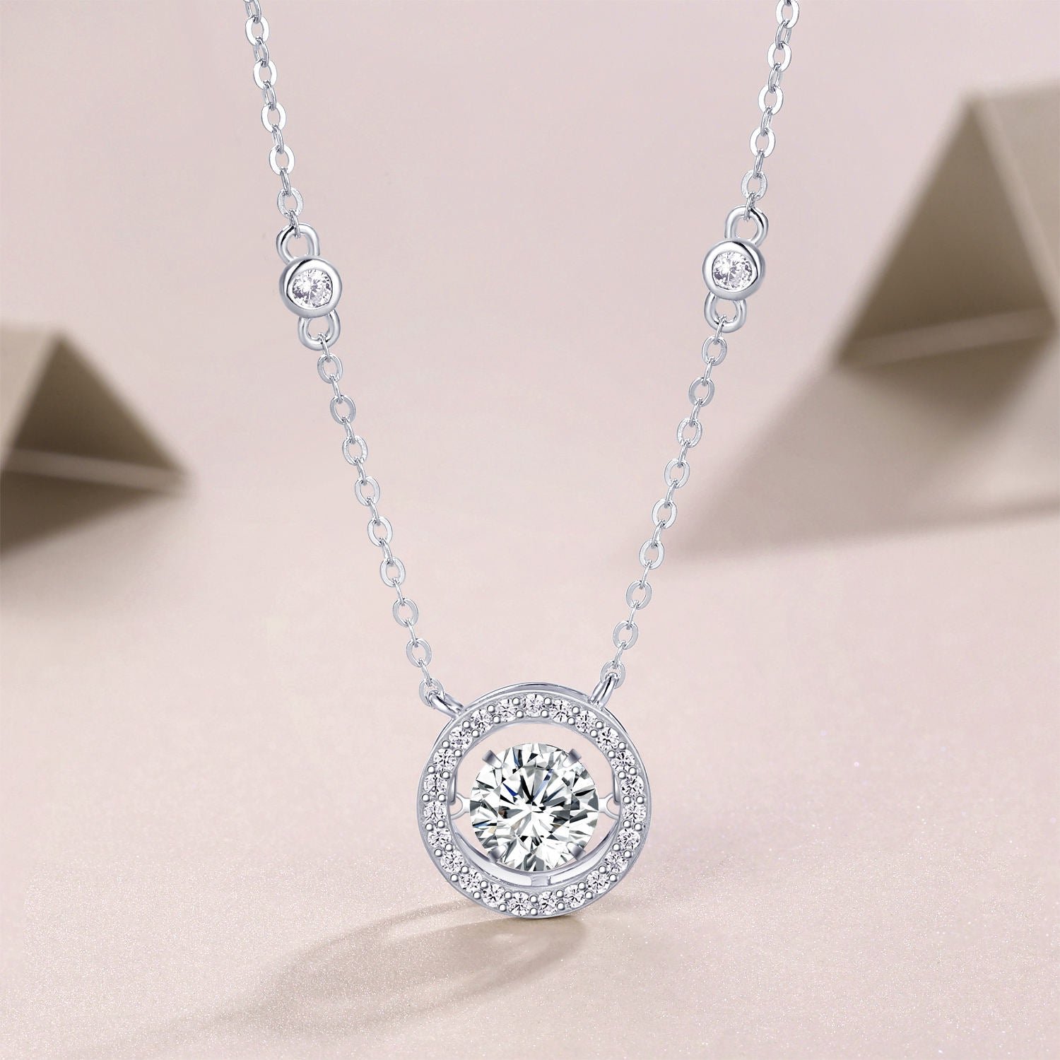 moissanite pendant, pendant necklace, gold pendant necklace, silver pendant necklace, diamond pendant, custom moissanite pendant, gold necklace, gold necklace women, white gold necklace, 14k gold necklace, valentines gift for her, birthday gift for her