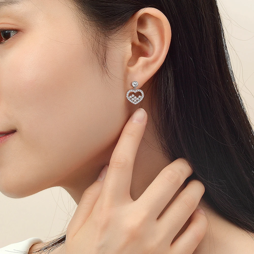 drop earrings, diamond drop earrings, gold drop earrings, silver drop earrings, diamond earrings, diamond earrings for women, lab grown diamond earrings, real diamond earrings, lab created diamond earrings, valentines gift for her, birthday gift for her