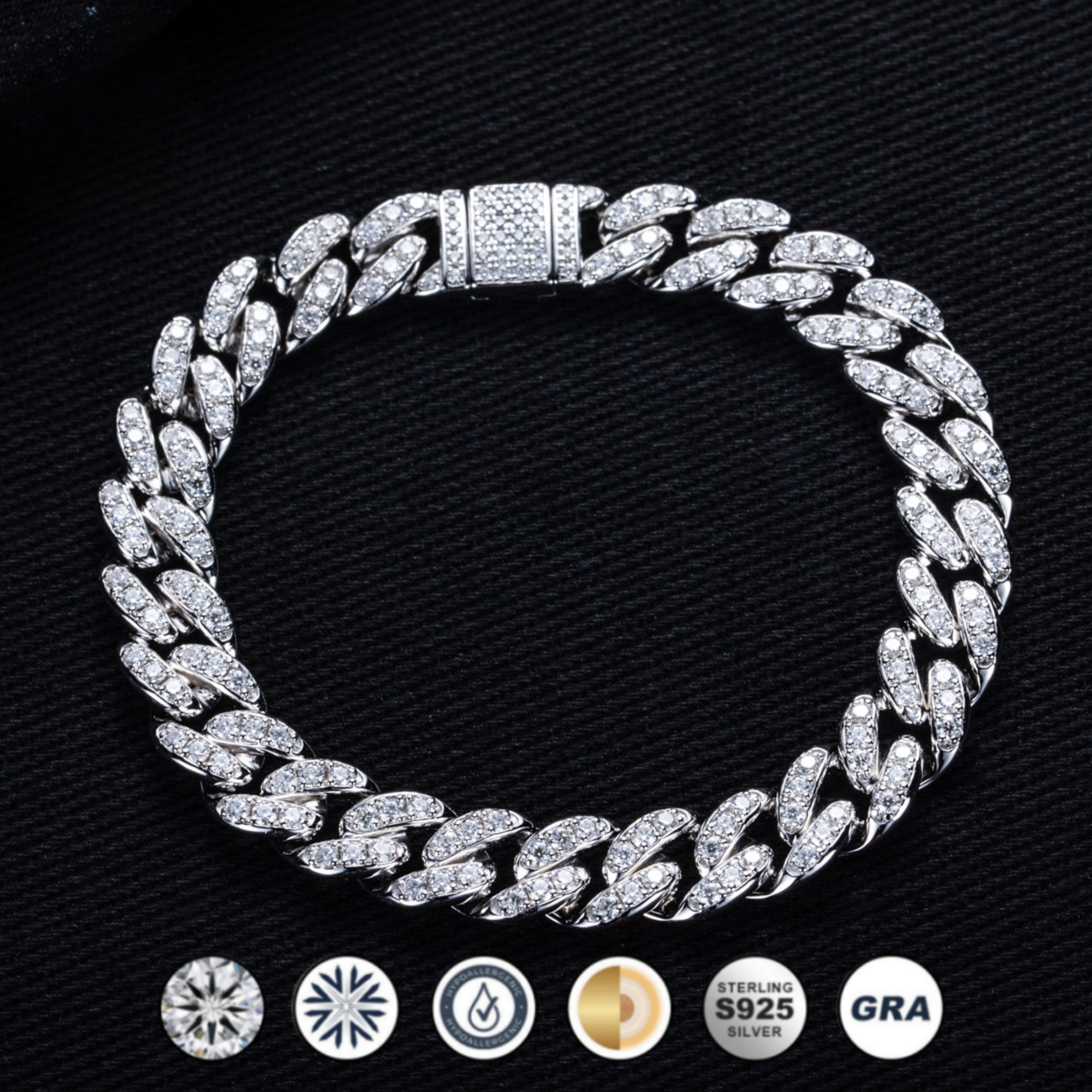 cuban bracelet, bracelet, diamond bracelet, diamond bracelet women, lab grown diamond bracelet, gold bracelet, white gold bracelet, silver bracelet, van cleef bracelet, tennis bracelet, cartier bracelet, givenchy flex bracelet, hermes bracelet, valentines gift for her, birthday gift for her