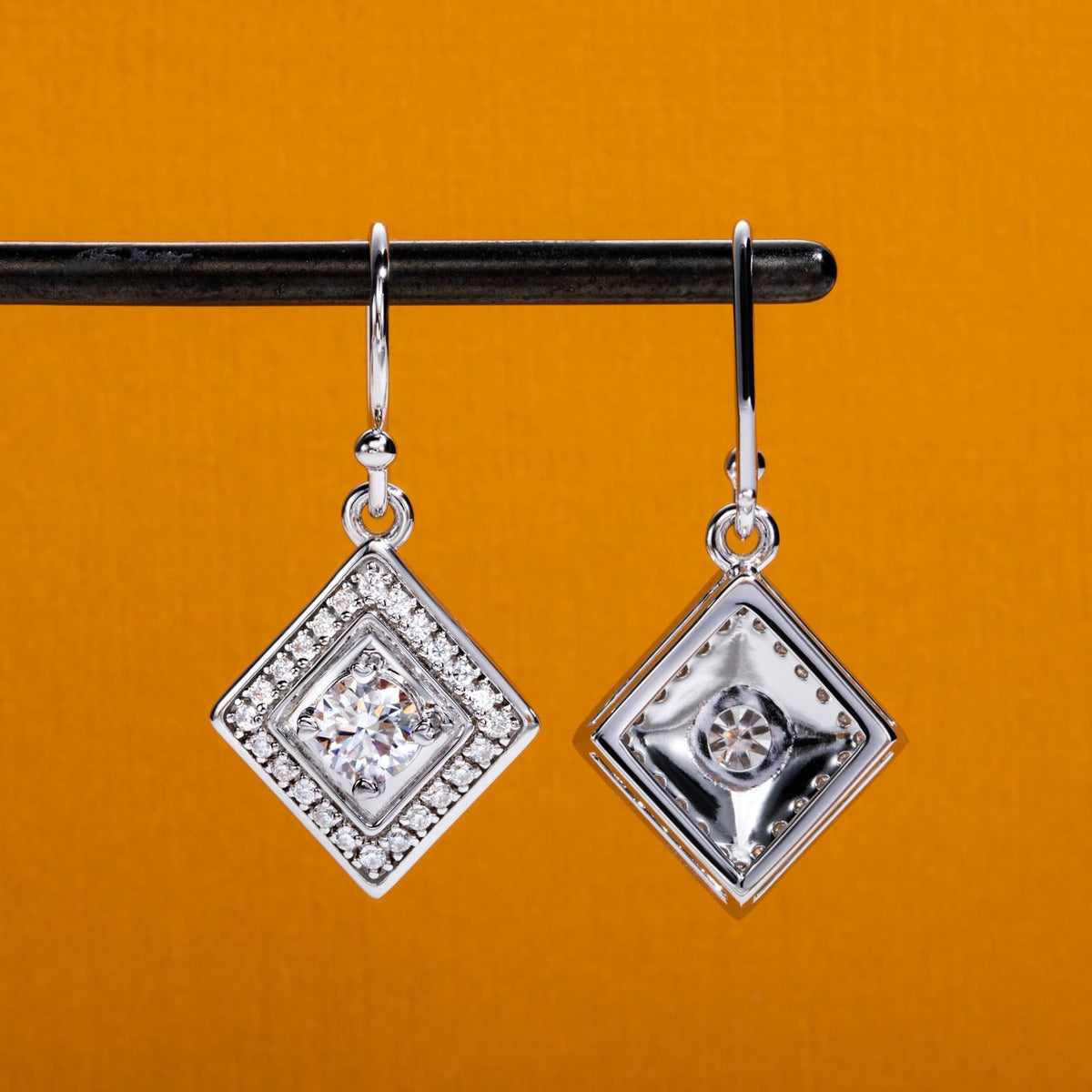 drop earrings, diamond drop earrings, gold drop earrings, silver drop earrings, diamond earrings, diamond earrings for women, lab grown diamond earrings, real diamond earrings, lab created diamond earrings, valentines gift for her, birthday gift for her