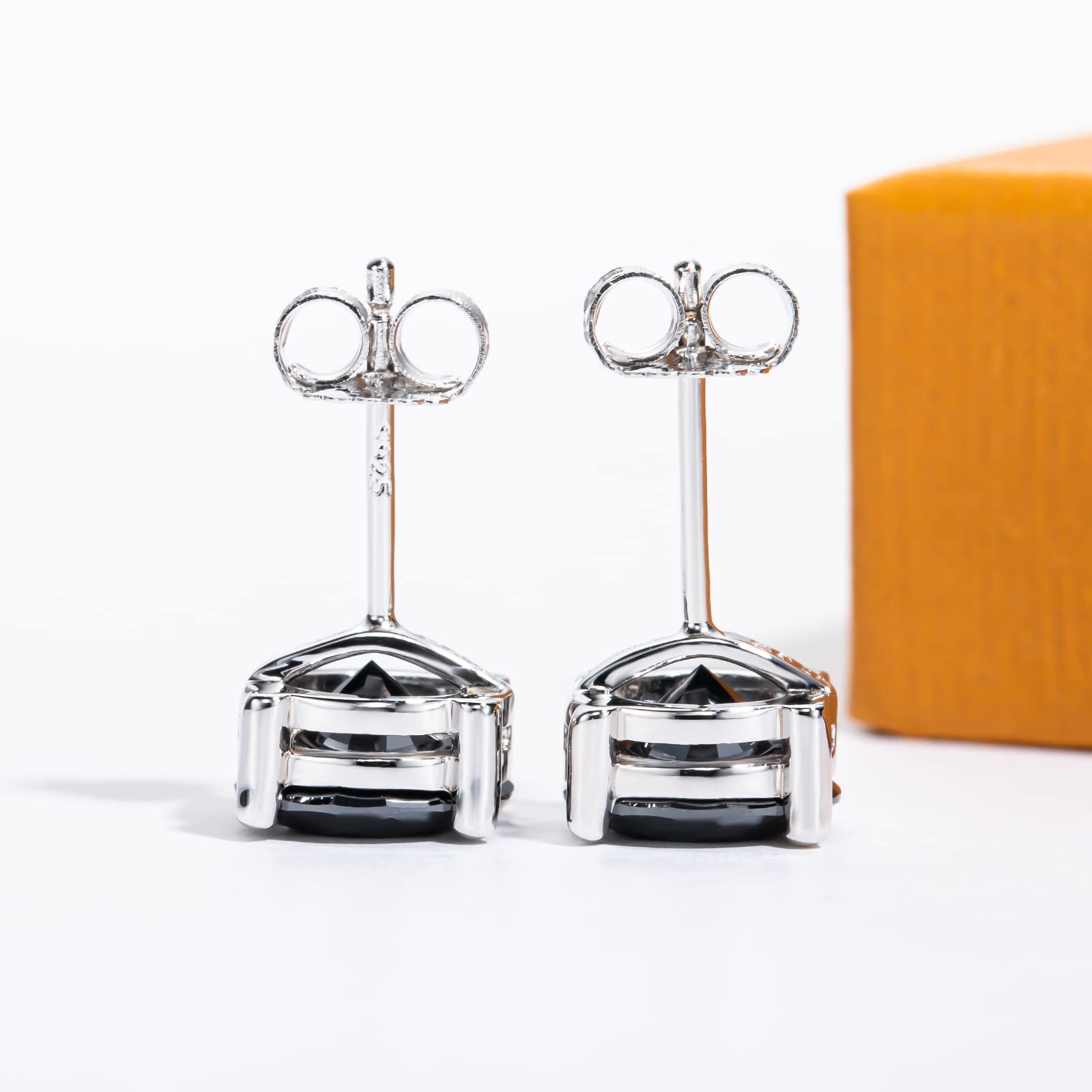 studs, stud earrings, diamond studs, moissanite earrings, diamond earrings, gold earrings, diamond stud earrings, silver earrings, sterling silver earrings, silver earrings for women, valentines gift for her, birthday gift for her